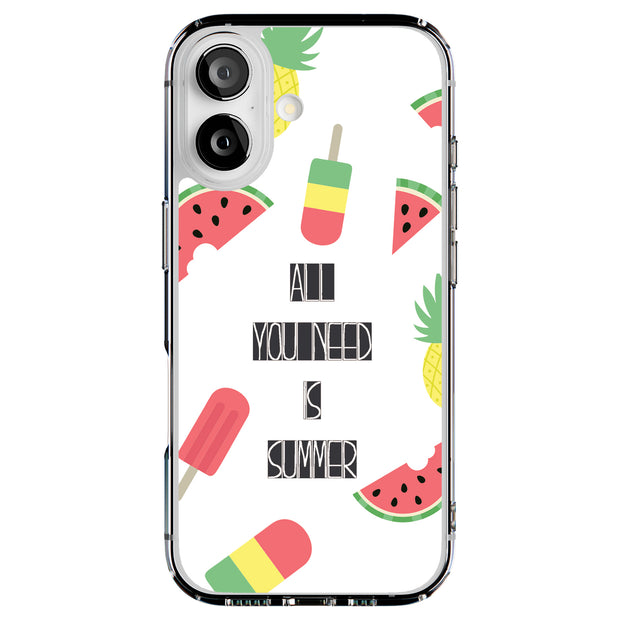 Only Summer Tough Cases For Apple iPhone (17, 16, 15, 14, 13, 12, 11, X, SE, 8, 7/ Air, Plus, Pro, Max, Mini, XR, XS), Print in USA