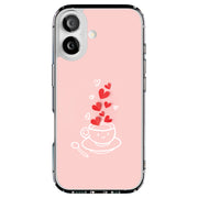 A Cup of Hearts Tough Cases For Apple iPhone (17, 16, 15, 14, 13, 12, 11, X, SE, 8, 7/ Air, Plus, Pro, Max, Mini, XR, XS), Print in USA