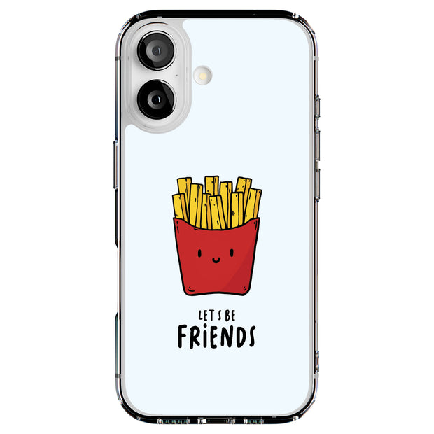 Friends Fries 1 Tough Cases For Apple iPhone (17, 16, 15, 14, 13, 12, 11, X, SE, 8, 7/ Air, Plus, Pro, Max, Mini, XR, XS), Print in USA