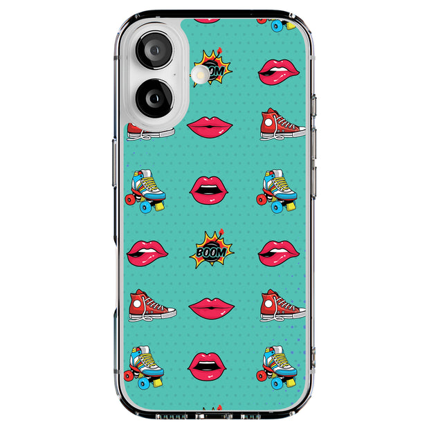 Skate Lips Tough Cases For Apple iPhone (17, 16, 15, 14, 13, 12, 11, X, SE, 8, 7/ Air, Plus, Pro, Max, Mini, XR, XS), Print in USA