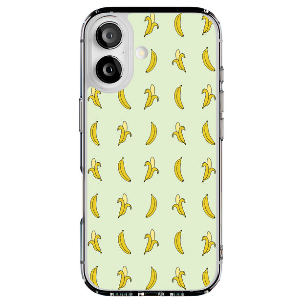 Cute Bananas Tough Cases For Apple iPhone (17, 16, 15, 14, 13, 12, 11, X, SE, 8, 7/ Air, Plus, Pro, Max, Mini, XR, XS), Print in USA