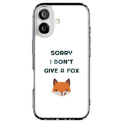 Don't Give Fox Tough Cases For Apple iPhone (17, 16, 15, 14, 13, 12, 11, X, SE, 8, 7/ Air, Plus, Pro, Max, Mini, XR, XS), Print in USA