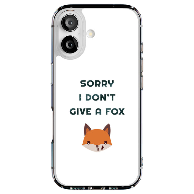 Don't Give Fox Tough Cases For Apple iPhone (17, 16, 15, 14, 13, 12, 11, X, SE, 8, 7/ Air, Plus, Pro, Max, Mini, XR, XS), Print in USA