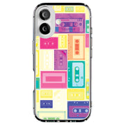 Cassette Tough Cases For Apple iPhone (17, 16, 15, 14, 13, 12, 11, X, SE, 8, 7/ Air, Plus, Pro, Max, Mini, XR, XS), Print in USA