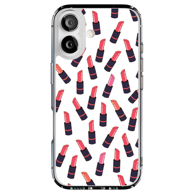 Lipstick Tough Cases For Apple iPhone (17, 16, 15, 14, 13, 12, 11, X, SE, 8, 7/ Air, Plus, Pro, Max, Mini, XR, XS), Print in USA