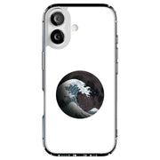 Great Wave Moon Tough Cases For Apple iPhone (17, 16, 15, 14, 13, 12, 11, X, SE, 8, 7/ Air, Plus, Pro, Max, Mini, XR, XS), Print in USA