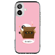 Cat Hide Box Tough Cases For Apple iPhone (17, 16, 15, 14, 13, 12, 11, X, SE, 8, 7/ Air, Plus, Pro, Max, Mini, XR, XS), Print in USA