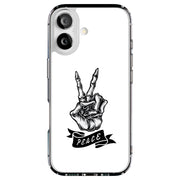 Peace Skeleton Tough Cases For Apple iPhone (17, 16, 15, 14, 13, 12, 11, X, SE, 8, 7/ Air, Plus, Pro, Max, Mini, XR, XS), Print in USA