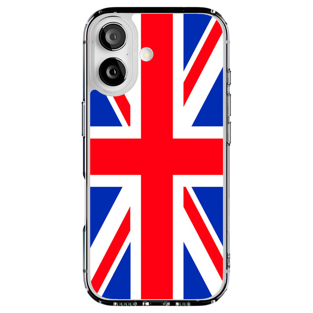 Flag UK Tough Cases For Apple iPhone (17, 16, 15, 14, 13, 12, 11, X, SE, 8, 7/ Air, Plus, Pro, Max, Mini, XR, XS), Print in USA