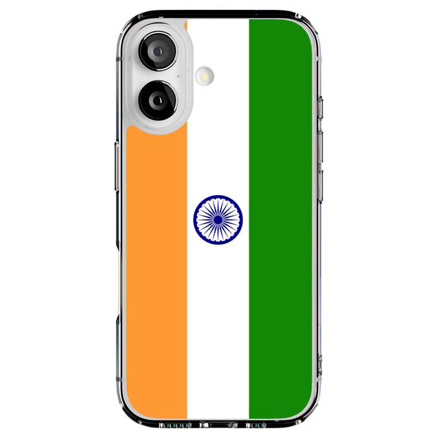 Flag India Tough Cases For Apple iPhone (17, 16, 15, 14, 13, 12, 11, X, SE, 8, 7/ Air, Plus, Pro, Max, Mini, XR, XS), Print in USA