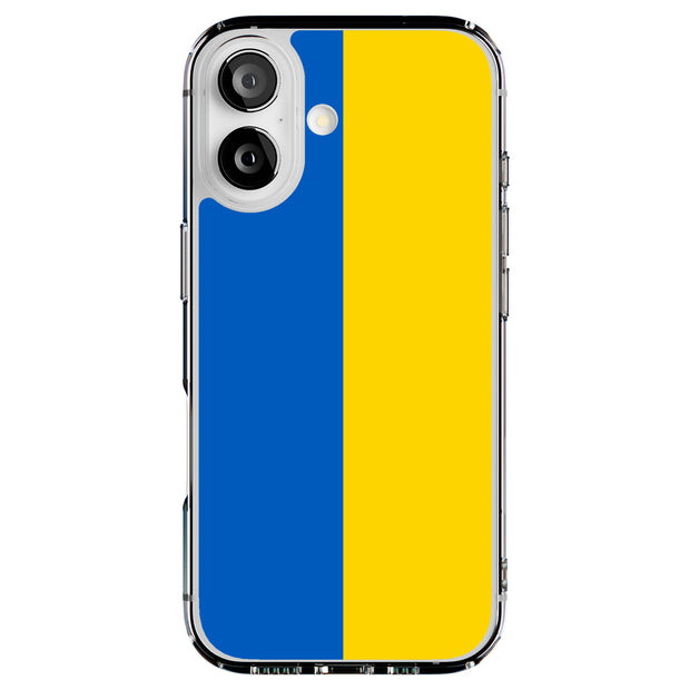 Flag Ukraine Tough Cases For Apple iPhone (17, 16, 15, 14, 13, 12, 11, X, SE, 8, 7/ Air, Plus, Pro, Max, Mini, XR, XS), Print in USA