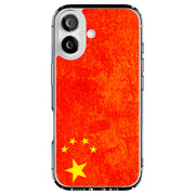 Old Flag China Tough Cases For Apple iPhone (17, 16, 15, 14, 13, 12, 11, X, SE, 8, 7/ Air, Plus, Pro, Max, Mini, XR, XS), Print in USA