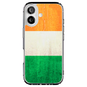 Ireland Flag  Tough Cases For Apple iPhone (17, 16, 15, 14, 13, 12, 11, X, SE, 8, 7/ Air, Plus, Pro, Max, Mini, XR, XS), Print in USA