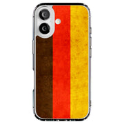 Germany Flag  Tough Cases For Apple iPhone (17, 16, 15, 14, 13, 12, 11, X, SE, 8, 7/ Air, Plus, Pro, Max, Mini, XR, XS), Print in USA