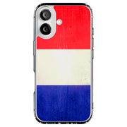 Old Flag France Tough Cases For Apple iPhone (17, 16, 15, 14, 13, 12, 11, X, SE, 8, 7/ Air, Plus, Pro, Max, Mini, XR, XS), Print in USA