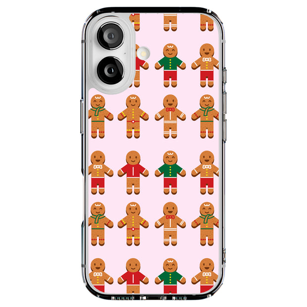 Gingerbread Man Tough Cases For Apple iPhone (17, 16, 15, 14, 13, 12, 11, X, SE, 8, 7/ Air, Plus, Pro, Max, Mini, XR, XS), Print in USA