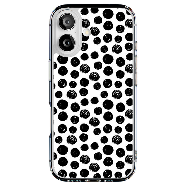 Polka Dot 8 Tough Cases For Apple iPhone (17, 16, 15, 14, 13, 12, 11, X, SE, 8, 7/ Air, Plus, Pro, Max, Mini, XR, XS), Print in USA