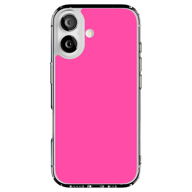 Hot Pink Tough Cases For Apple iPhone (17, 16, 15, 14, 13, 12, 11, X, SE, 8, 7/ Air, Plus, Pro, Max, Mini, XR, XS), Print in USA