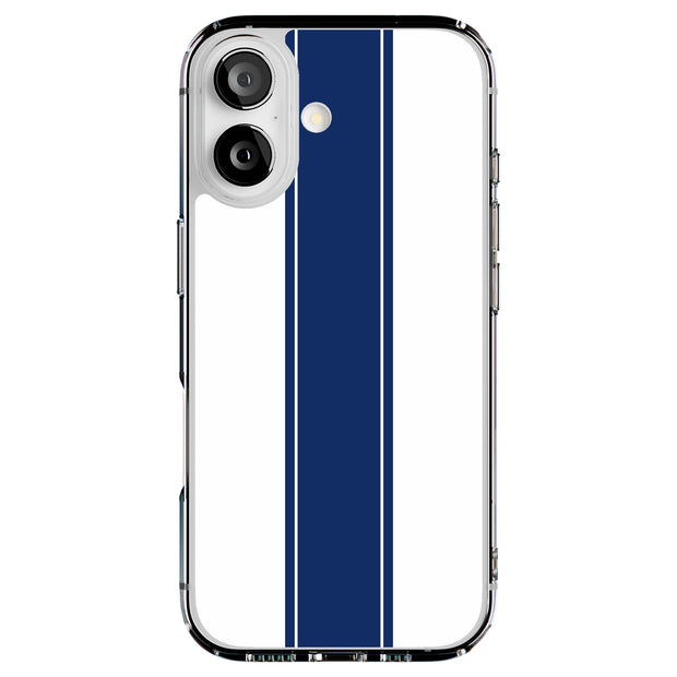 Racing Stripe 8 Tough Cases For Apple iPhone (17, 16, 15, 14, 13, 12, 11, X, SE, 8, 7/ Air, Plus, Pro, Max, Mini, XR, XS), Print in USA
