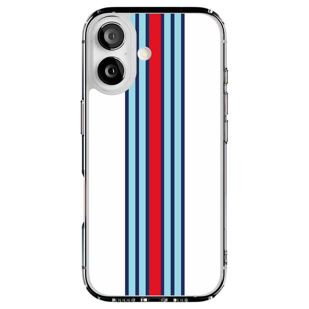 Race Stripe 10 Tough Cases For Apple iPhone (17, 16, 15, 14, 13, 12, 11, X, SE, 8, 7/ Air, Plus, Pro, Max, Mini, XR, XS), Print in USA