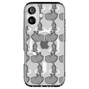 Hippo One Tough Cases For Apple iPhone (17, 16, 15, 14, 13, 12, 11, X, SE, 8, 7/ Air, Plus, Pro, Max, Mini, XR, XS), Print in USA