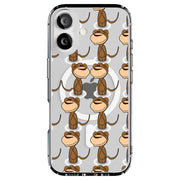 Monkey 1 Zodiac Tough Cases For Apple iPhone (17, 16, 15, 14, 13, 12, 11, X, SE, 8, 7/ Air, Plus, Pro, Max, Mini, XR, XS), Print in USA