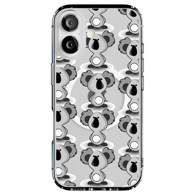 Koala One Tough Cases For Apple iPhone (17, 16, 15, 14, 13, 12, 11, X, SE, 8, 7/ Air, Plus, Pro, Max, Mini, XR, XS), Print in USA