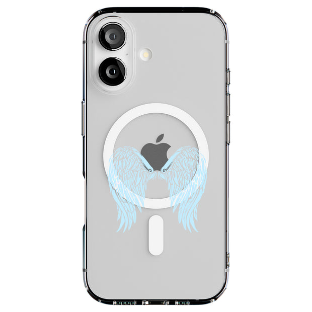 Blue Wings 1 Tough Cases For Apple iPhone (17, 16, 15, 14, 13, 12, 11, X, SE, 8, 7/ Air, Plus, Pro, Max, Mini, XR, XS), Print in USA