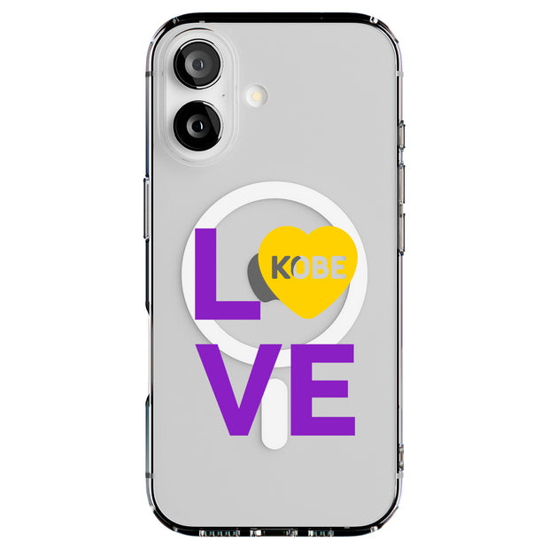 Love Kobe 3 Tough Cases For Apple iPhone (17, 16, 15, 14, 13, 12, 11, X, SE, 8, 7/ Air, Plus, Pro, Max, Mini, XR, XS), Print in USA