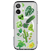Alien Collage Tough Cases For Apple iPhone (17, 16, 15, 14, 13, 12, 11, X, SE, 8, 7/ Air, Plus, Pro, Max, Mini, XR, XS), Print in USA