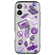 Donut Collage Tough Cases For Apple iPhone (17, 16, 15, 14, 13, 12, 11, X, SE, 8, 7/ Air, Plus, Pro, Max, Mini, XR, XS), Print in USA
