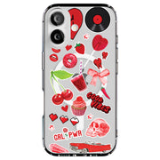 Cherry Collage Tough Cases For Apple iPhone (17, 16, 15, 14, 13, 12, 11, X, SE, 8, 7/ Air, Plus, Pro, Max, Mini, XR, XS), Print in USA