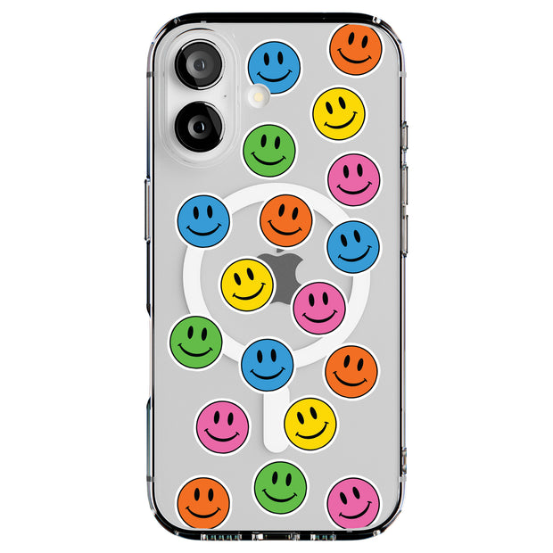 Icon Collage Tough Cases For Apple iPhone (17, 16, 15, 14, 13, 12, 11, X, SE, 8, 7/ Air, Plus, Pro, Max, Mini, XR, XS), Print in USA