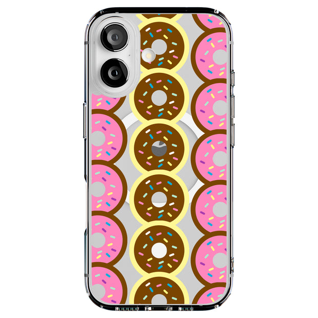 Donuts Tough Cases For Apple iPhone (17, 16, 15, 14, 13, 12, 11, X, SE, 8, 7/ Air, Plus, Pro, Max, Mini, XR, XS), Print in USA