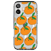 Orange Fruit Tough Cases For Apple iPhone (17, 16, 15, 14, 13, 12, 11, X, SE, 8, 7/ Air, Plus, Pro, Max, Mini, XR, XS), Print in USA