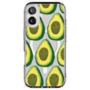 Cute Avocado Tough Cases For Apple iPhone (17, 16, 15, 14, 13, 12, 11, X, SE, 8, 7/ Air, Plus, Pro, Max, Mini, XR, XS), Print in USA