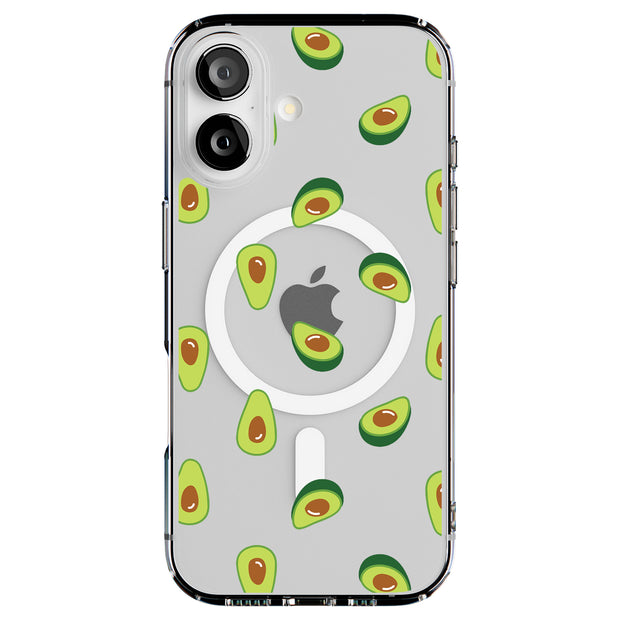 Funny Avocado 8 Tough Cases For Apple iPhone (17, 16, 15, 14, 13, 12, 11, X, SE, 8, 7/ Air, Plus, Pro, Max, Mini, XR, XS), Print in USA