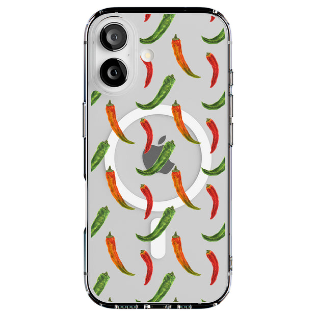 Chili Pepper 3 Tough Cases For Apple iPhone (17, 16, 15, 14, 13, 12, 11, X, SE, 8, 7/ Air, Plus, Pro, Max, Mini, XR, XS), Print in USA