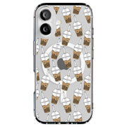 Bubble Tea Cup Tough Cases For Apple iPhone (17, 16, 15, 14, 13, 12, 11, X, SE, 8, 7/ Air, Plus, Pro, Max, Mini, XR, XS), Print in USA