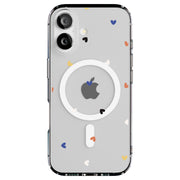 Cute Love Heart Tough Cases For Apple iPhone (17, 16, 15, 14, 13, 12, 11, X, SE, 8, 7/ Air, Plus, Pro, Max, Mini, XR, XS), Print in USA