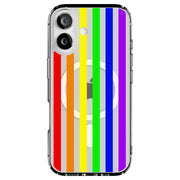 Rainbow Lines  Tough Cases For Apple iPhone (17, 16, 15, 14, 13, 12, 11, X, SE, 8, 7/ Air, Plus, Pro, Max, Mini, XR, XS), Print in USA