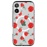 Garden Roses Tough Cases For Apple iPhone (17, 16, 15, 14, 13, 12, 11, X, SE, 8, 7/ Air, Plus, Pro, Max, Mini, XR, XS), Print in USA