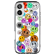Cute Smile Face Tough Cases For Apple iPhone (17, 16, 15, 14, 13, 12, 11, X, SE, 8, 7/ Air, Plus, Pro, Max, Mini, XR, XS), Print in USA