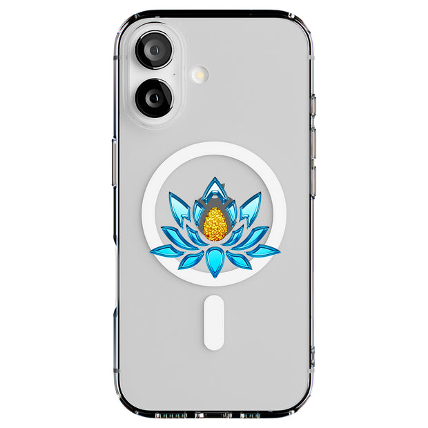Blue Lotus Tough Cases For Apple iPhone (17, 16, 15, 14, 13, 12, 11, X, SE, 8, 7/ Air, Plus, Pro, Max, Mini, XR, XS), Print in USA