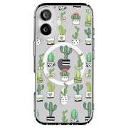 Cute Cactus  Tough Cases For Apple iPhone (17, 16, 15, 14, 13, 12, 11, X, SE, 8, 7/ Air, Plus, Pro, Max, Mini, XR, XS), Print in USA