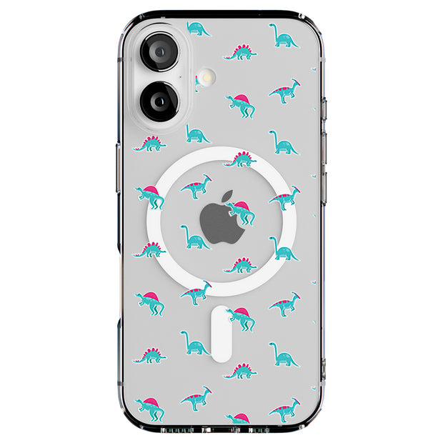 Cute Dinosaur Tough Cases For Apple iPhone (17, 16, 15, 14, 13, 12, 11, X, SE, 8, 7/ Air, Plus, Pro, Max, Mini, XR, XS), Print in USA