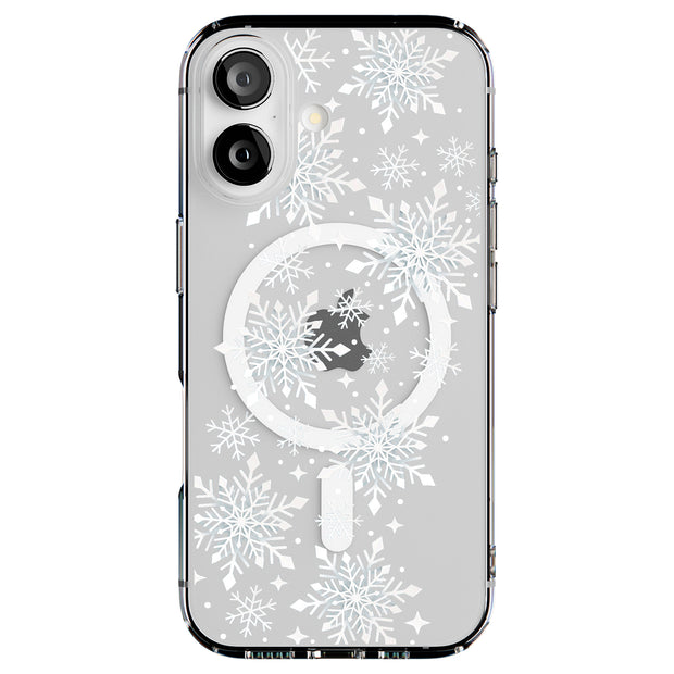 Snowflake 2 Tough Cases For Apple iPhone (17, 16, 15, 14, 13, 12, 11, X, SE, 8, 7/ Air, Plus, Pro, Max, Mini, XR, XS), Print in USA