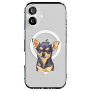 Dog Painting 2 Tough Cases For Apple iPhone (17, 16, 15, 14, 13, 12, 11, X, SE, 8, 7/ Air, Plus, Pro, Max, Mini, XR, XS), Print in USA