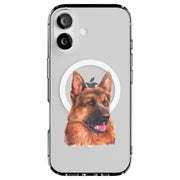 Dog Painting a Tough Cases For Apple iPhone (17, 16, 15, 14, 13, 12, 11, X, SE, 8, 7/ Air, Plus, Pro, Max, Mini, XR, XS), Print in USA
