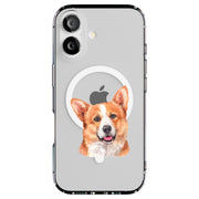 Dog Painting e Tough Cases For Apple iPhone (17, 16, 15, 14, 13, 12, 11, X, SE, 8, 7/ Air, Plus, Pro, Max, Mini, XR, XS), Print in USA